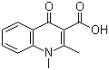 1,4-二氢-1,2-二甲基-4-氧代-3-喹啉羧酸分子结构 (CAS 73281-83-1)