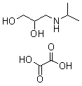 CAS 登录号：73313-34-5, 3-[(1-甲基乙基)氨基]-1,2-丙二醇草酸盐