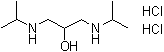 CAS # 73313-36-7, 1,3-Bis[(1-methylethyl)amino]-2-propanol dihydrochloride, 2-Hydroxy-N,N'-diisopropylpropane-1,3-diaminium dichloride