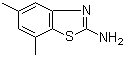 5,7-Dimethylbenzothiazol-2-ylamine molecular structure (CAS 73351-87-8)