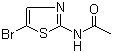 structure of CAS# 7336-54-1, 2-Acetamido-5-bromo-1,3-thiazole