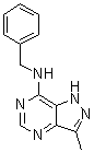 CAS # 73376-45-1, 3-Methyl-N-(phenylmethyl)-1H-pyrazolo[4,3-d]pyrimidin-7-amine, NSC 4947
