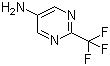 2-三氟甲基-5-氨基嘧啶分子结构 (CAS 73418-87-8)