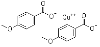 Copper (II) 4-methoxybenzoate molecular structure (CAS 73424-02-9)