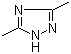 3,5-二甲基-1H-1,2,4-三唑分子结构 (CAS 7343-34-2)