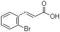 2-溴肉桂酸分子结构 (CAS 7345-79-1)