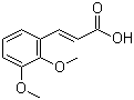 2,3-二甲氧基肉桂酸分子结构 (CAS 7345-82-6)