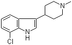 CAS # 734518-22-0, 7-Chloro-3-(1-methyl-4-piperidinyl)indole