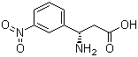 (S)-3-Amino-3-(3-nitrophenyl)propionic acid molecular structure (CAS 734529-57-8)
