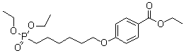 CAS 登录号：73515-02-3, 4-[[6-(二乙氧基亚膦酰)己基]氧基]苯甲酸乙酯