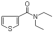 N,N-二乙基-3-噻吩甲酰胺分子结构 (CAS 73540-75-7)