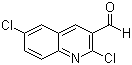 2,6-Dichloroquinoline-3-carbaldehyde molecular structure (CAS 73568-41-9)