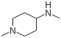 structure of CAS# 73579-08-5, 1-Methyl-4-(methylamino)piperidine