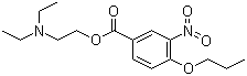 3-Nitro-4-propoxybenzoic acid 2-(diethylamino)ethyl ester molecular structure (CAS 736870-51-2)
