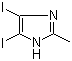 4,5-Diiodo-2-methylimidazole molecular structure (CAS 73746-44-8)