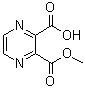 CAS # 73763-86-7, 2,3-Pyrazinedicarboxylic acid monomethyl ester, Monomethyl 2,3-pyrazinedicarboxylate