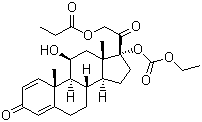 structure of CAS# 73771-04-7, Prednicarbate