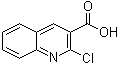 2-Chloro-3-quinolinecarboxylic acid molecular structure (CAS 73776-25-7)