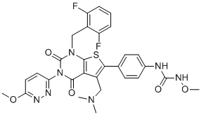 structure of CAS# 737789-87-6, Relugolix