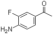4'-Amino-3'-fluoroacetophenone molecular structure (CAS 73792-22-0)