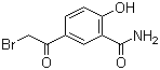 structure of CAS# 73866-23-6, 5-Bromoacetyl salicylamide
