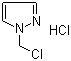 structure of CAS# 73901-67-4, 1-(Chloromethyl)pyrazole hydrochloride