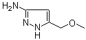 5-(Methoxymethyl)-1H-pyrazol-3-amine molecular structure (CAS 739366-03-1)