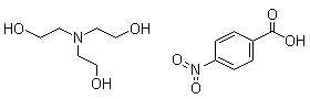 2,2',2''-Nitrilotriethanol p-nitrobenzoate molecular structure (CAS 7394-38-9)