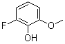 structure of CAS# 73943-41-6, 2-Fluoro-6-methoxyphenol