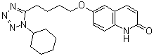 structure of CAS# 73963-62-9, 3,4-Dehydrocilostazol