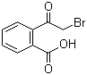 2-溴-1-(2-羧基苯基)乙酮分子结构 (CAS 7399-67-9)