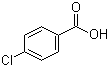 structure of CAS# 74-11-3, 4-Chlorobenzoic acid