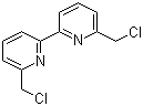 structure of CAS# 74065-64-8, 6,6'-Bis(chloromethyl)-2,2'-bipyridine
