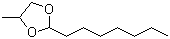 CAS # 74094-61-4, 2-Heptyl-4-methyl-1,3-dioxolane, Octanal propyleneglycol acetal