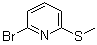structure of CAS# 74134-42-2, 2-Bromo-6-(methylsulfanyl)pyridine