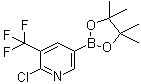 structure of CAS# 741709-67-1, 2-Chloro-3-(trifluoromethyl)pyridine-5-boronic acid pinacol ester