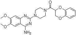多沙唑嗪分子结构 (CAS 74191-85-8)