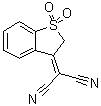 structure of CAS# 74228-25-4, 3-(Dicyanomethylene)-2,3-dihydrobenzo[b]thiophene 1,1-dioxide