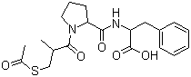 structure of CAS# 74258-86-9, Alacepril