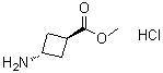 structure of CAS# 74316-29-3, Methyl trans-3-aminocyclobutanecarboxylate hydrochloride