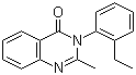 structure of CAS# 7432-25-9, Etaqualone