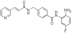 Chidamide molecular structure (CAS 743420-02-2)