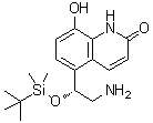 CAS 登录号：743461-21-4, 5-[(R)-2-氨基-1-[(叔丁基二甲基硅烷基)氧基]乙基]-8-羟基-1H-喹啉-2-酮