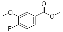 structure of CAS# 74385-37-8, Methyl 4-fluoro-3-methoxybenzoate