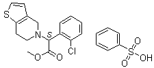 CAS 登录号：744256-69-7, 苯磺酸氯吡格雷