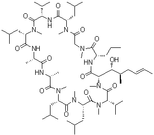 7-L-Norvalinecyclosporin A molecular structure (CAS 74436-00-3)