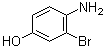 4-Amino-3-bromophenol molecular structure (CAS 74440-80-5)