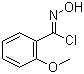 (Z)-2-甲氧基苯甲酰氯肟分子结构 (CAS 74467-01-9)