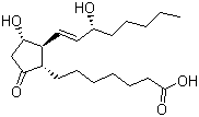 Prostaglandin E1 molecular structure (CAS 745-65-3)