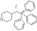structure of CAS# 745052-92-0, Triphenyl(tetrahydropyran-4-ylmethyl)phosphonium iodide